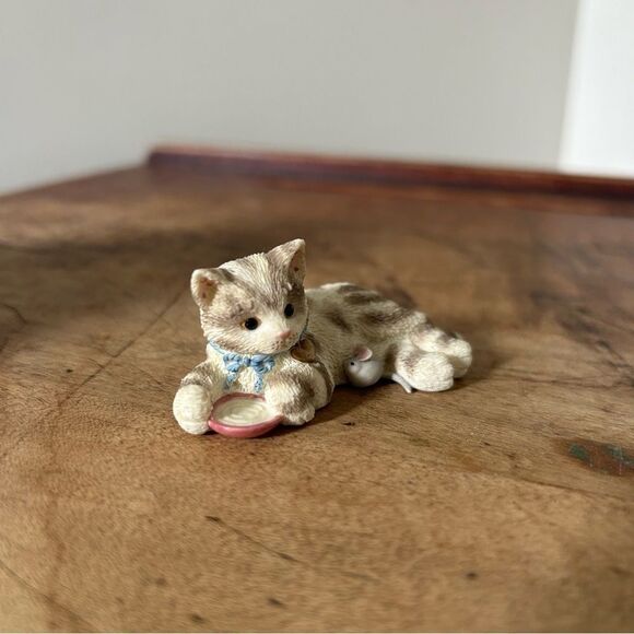 Calico Kittens “Domestic Shorthair Tabby” Priscilla Hillman 1997 Cat Figurine - Picture 4 of 7
